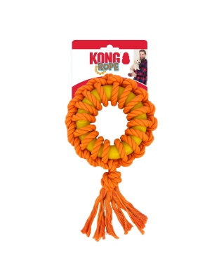 KONG Rope Ringerz Dog Toy Assorted 1ea/MD