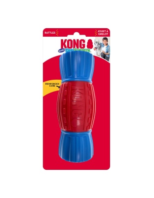 KONG CoreStrength Rattlez Dog Toy Dumbbell 1ea/LG