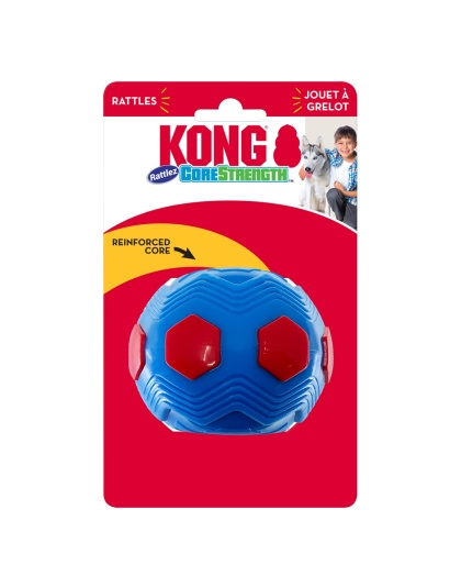 KONG CoreStrength Rattlez Dog Toy Pod 1ea/MD/LG