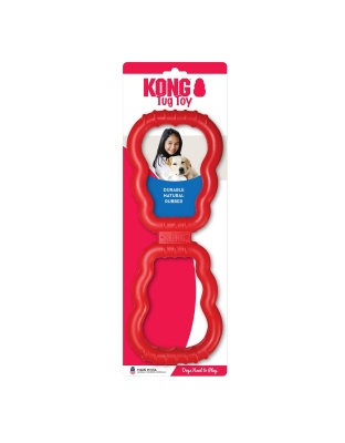 KONG Tug Toy With Control-Flex Dog Toy Red 1ea/SM