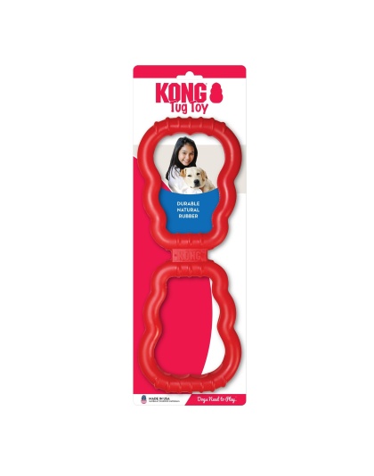 KONG Tug Toy With Control-Flex Dog Toy Red 1ea/SM