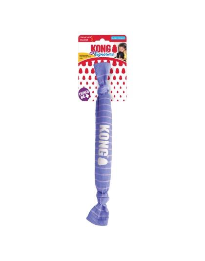 KONG Signature Crunch Rope Puppy Toy Single Rope 1ea/SM/MD