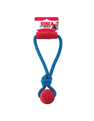 KONG Jaxx Brights Tug with Ball Dog Toy Assorted 1ea/MD