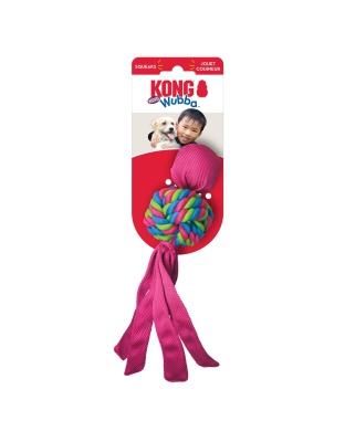 KONG Wubba Weave Twist-Knot Dog Toy Assorted 1ea/SM
