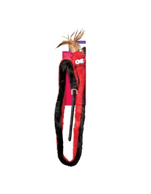 KONG Active Plush Snake Teaser Cat Toy Assorted 1ea/One Size