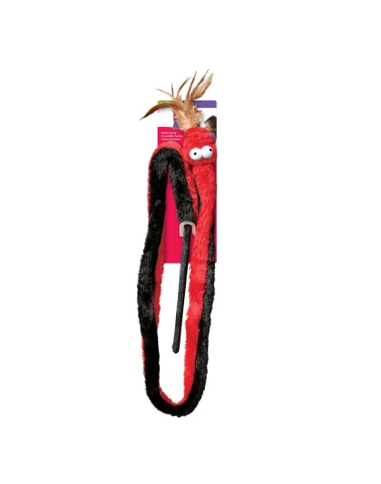 KONG Active Plush Snake Teaser Cat Toy Assorted 1ea/One Size