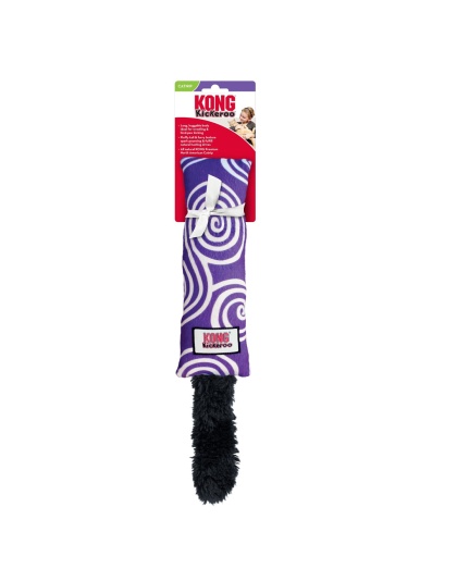 KONG Kickeroo Plush Swirl Pattern Catnip Cat Toy Assorted 1ea/One Size