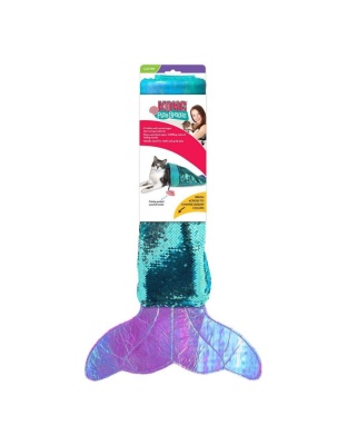 KONG Play Spaces SeaQuins Catnip Toy Teal 1ea/One Size