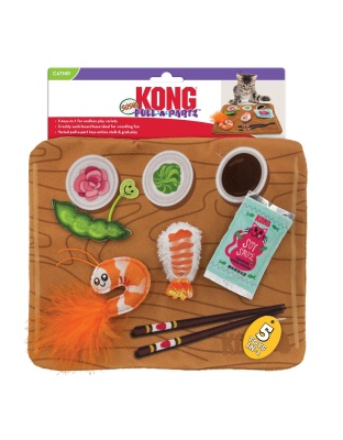 KONG Pull-A-Partz Sushi Cat Toy 1ea/One Size