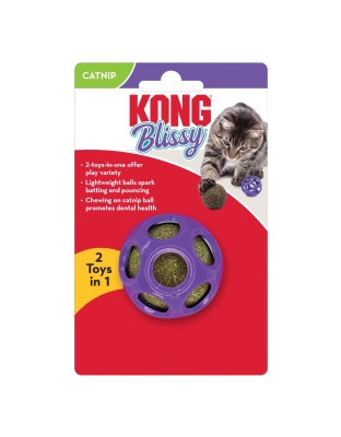KONG Blissy Moon Ball w/Catnip Cat Toy 1ea/One Size