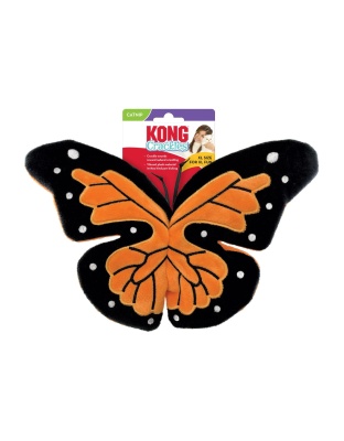KONG Crackles Flutterz Cat Toy Orange 1ea/One Size