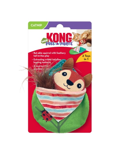 KONG Pull-A-Partz Tuck Cat Toy 1ea/One Size