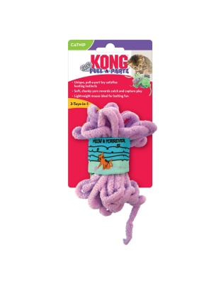 KONG Pull-A-Partz Yarnz Cat Toy 1ea