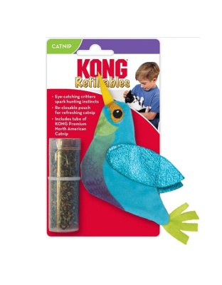 KONG Refillables Critter Catnip Cat Toy Hummingbird 1ea/One Size