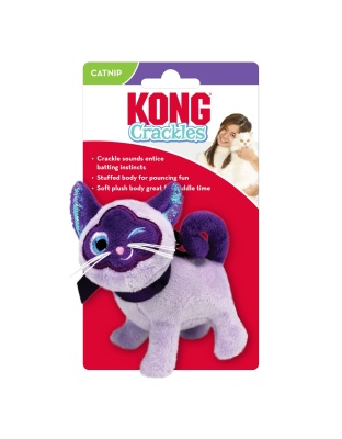 KONG Crackles Winz Catnip Toy Purple 1ea/One Size
