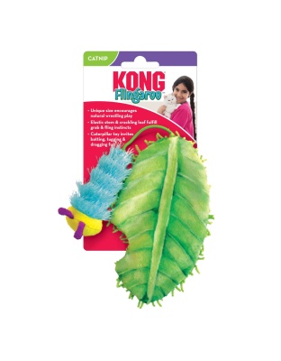 KONG Flingaroo CATerpillar Catnip Toy Multi-Color 1ea/One Size