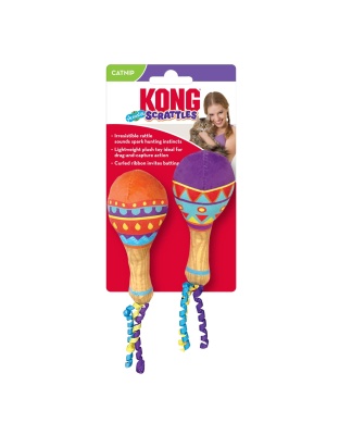 KONG Scrattles Acoustix Cat Toy 1ea/2 pk