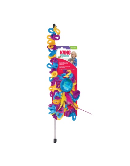 KONG Teaser Loopz Wand Cat Toy 1ea