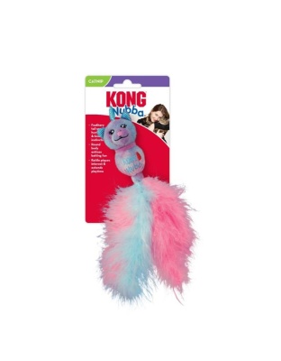 KONG Wubba Caticorn Cat Toy Pink/Light Blue 1ea/One Size