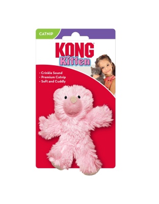KONG Kitten Plush Catnip Teddy Bear Toy Assorted 1ea/One Size