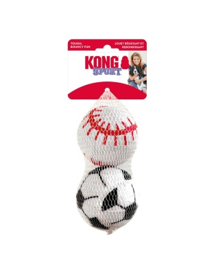 KONG Sport Balls Cat Toy Assorted 1ea/SM, 2 pk