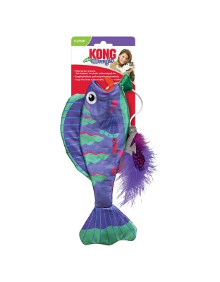 KONG Wrangler Angler Fish Cat Toy Assorted 1ea/One Size