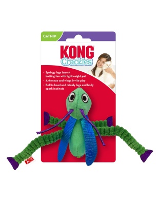 KONG Crackles Grasshopper Cat Toy 1ea/One Size