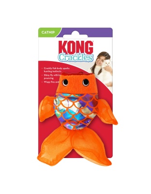 KONG Crackles Gulpz Catnip Toy Orange 1ea/One Size