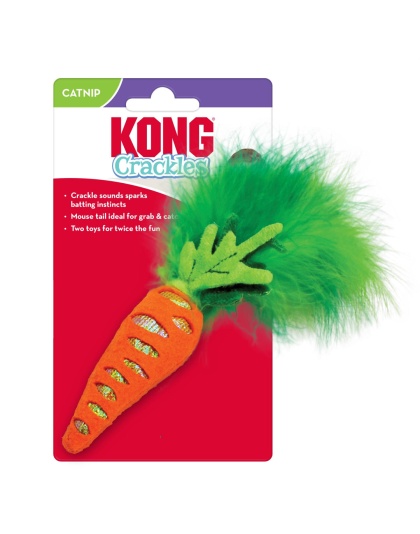 KONG Crackles Rootz Catnip Toy Assorted 1ea/One Size