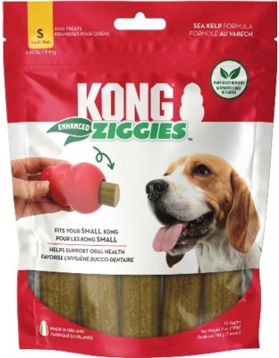 KONG Ziggies Enhanced Plant-Based Dog Treats 1ea/SM, 7 oz