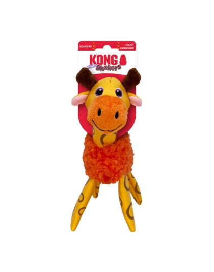 KONG Shakers Floofs Plush Dog Toy Giraffe, 1ea/XS/SM