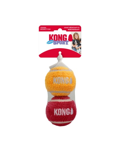 KONG Sport Softies Balls Dog Toy Assorted, 1ea/LG, 2Pc
