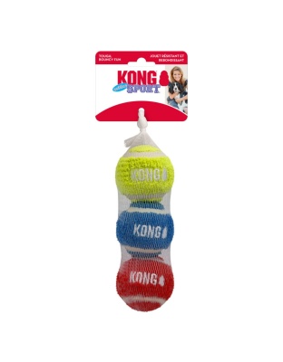 KONG Sport Softies Balls Dog Toy Assorted, 1ea/MD, 3 pk