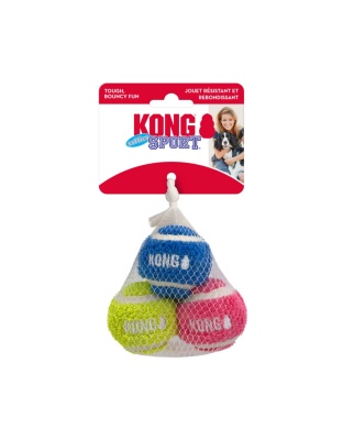 KONG Sport Softies Balls Dog Toy Assorted, 1ea/SM, 3 pk