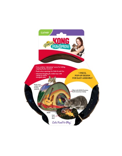 KONG Play Spaces Glamping Tent Cat Toy 1ea/One Size
