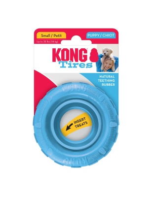KONG Puppy Tires Dog Toy Assorted 1ea/SM