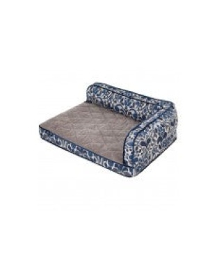 LA Z BOY Sadie Sofa Bed Cobalt Blue Jacquard 1ea/38 In X 29 in