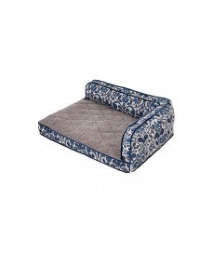 LA Z BOY Sadie Sofa Bed Cobalt Blue Jacquard 1ea/38 In X 29 in
