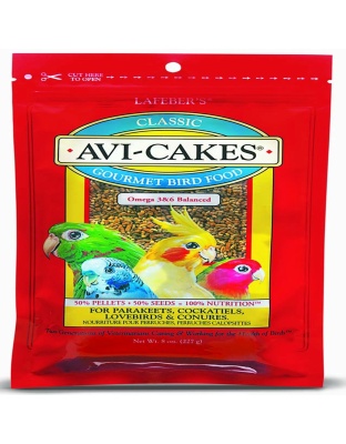Lafeber Company Classic Avi-Cakes Parakeet & Cockatiel Treat 1ea/8 oz
