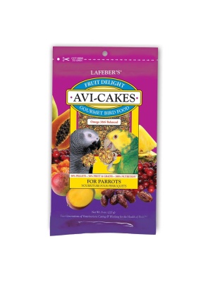 Lafeber Company Fruit Delight Avi-Cakes Parrot Treat 1ea/8 oz