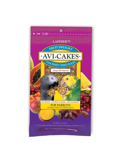 Lafeber Company Fruit Delight Avi-Cakes Parrot Treat 1ea/8 oz