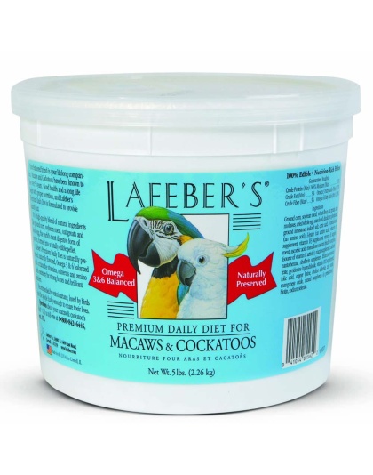 Lafeber Company Premium Daily Pellets for Macaws and Cockatoos 1ea/5 lb
