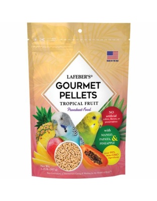 Lafeber Company Tropical Fruit Gourmet Pellets Parakeet Bird Food 1ea/1.25 lb