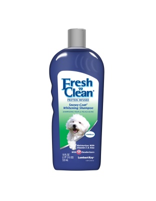 Fresh N Clean Protein Infused Snowy Coat Whitening Shampoo 1ea/18 fl oz