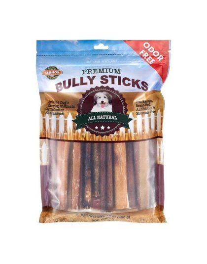 Lennox 6" Bully Sticks 1Lb Natural