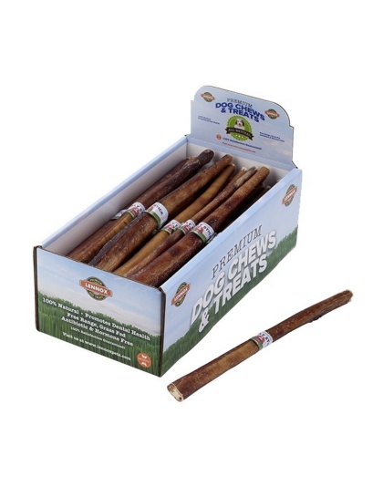 Lennox Natural Bully Stick 12" Odorfree Display Box (Case of 45)