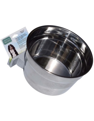 Lixit Stainless Steel Dog Crock Silver 1ea/40 oz