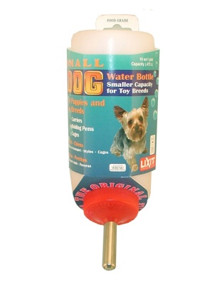 Lixit Small Dog Water Bottle White, Silver 1ea