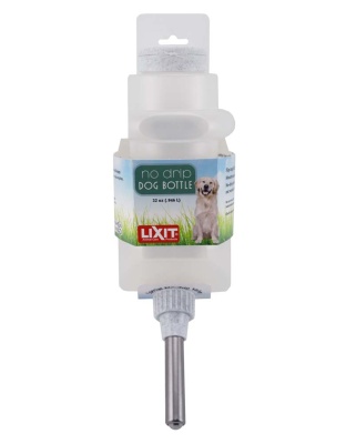 Lixit Top Fill Dog Water Bottle White 1ea/32 oz