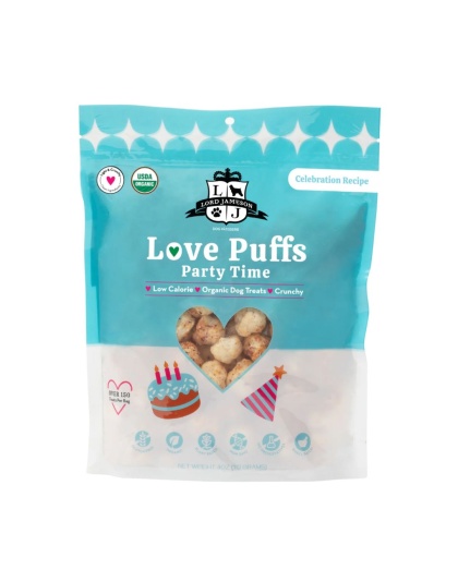 Lord Jameson Dog Puffs Party Time 4Oz